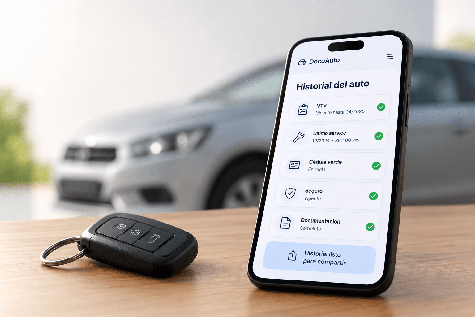 Venta de auto: cómo vender más rápido (y más caro) con historial verificado